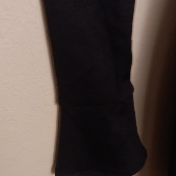 NWT! Black Bell Sleeve Asymmetrical Cocktail Dress - Picture 8 of 13